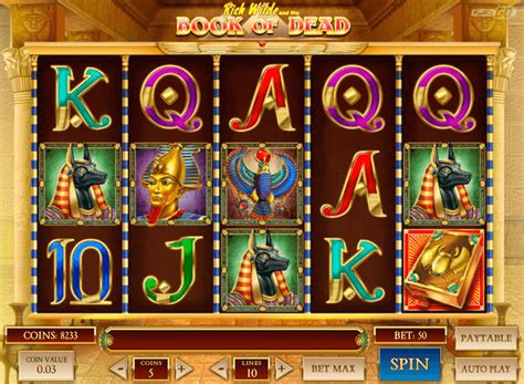 book of dead casino free spins